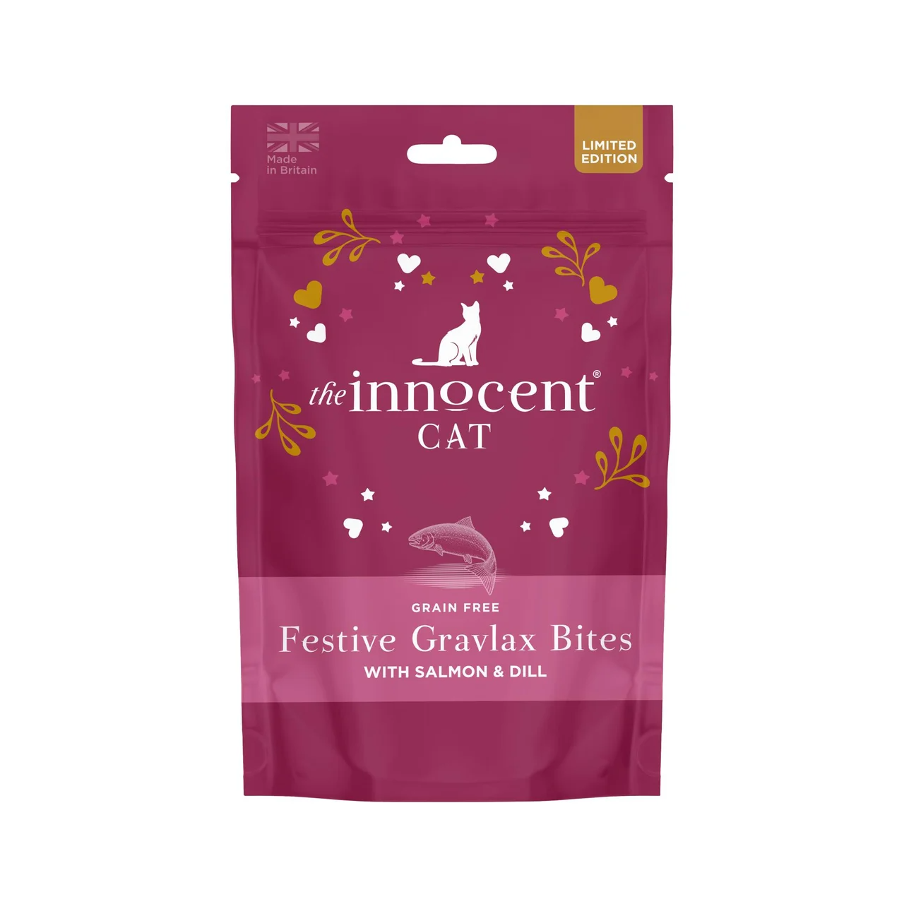 The Innocent Cat Festive Gravlax Bites With Salmon & Dill