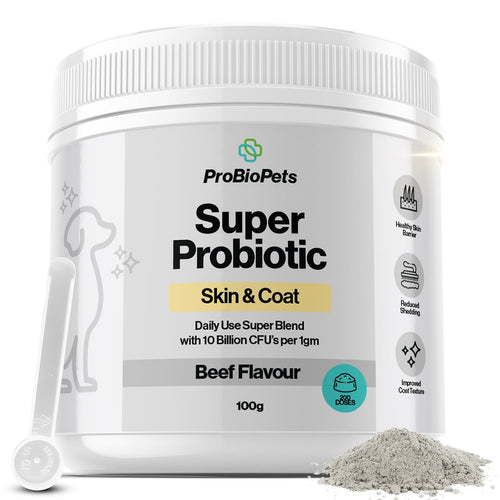 ProBioPets Daily Probiotic Skin and Coat Powder 100g