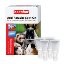 Load image into Gallery viewer, Beaphar Anti-Parasite Spot On for Rabbit and Guinea Pigs 4 Pipettes
