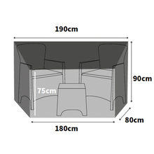 Load image into Gallery viewer, Bosmere Ultimate Companion Seat Cover Charcoal Large
