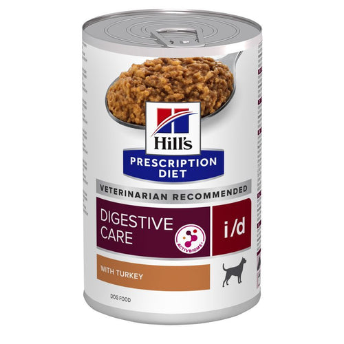 Hill's Prescription Diet i/d Digestive Care Wet Dog Food with Turkey 12x360g Can