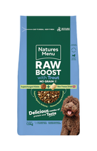 Load image into Gallery viewer, Natures Menu Raw Boost Variety Clearance Pack for Adult Dogs 1.5kg - Pork &amp; Lamb and Trout &amp; Fish - BBE 13-Nov-2026 - Short Dated Clearance
