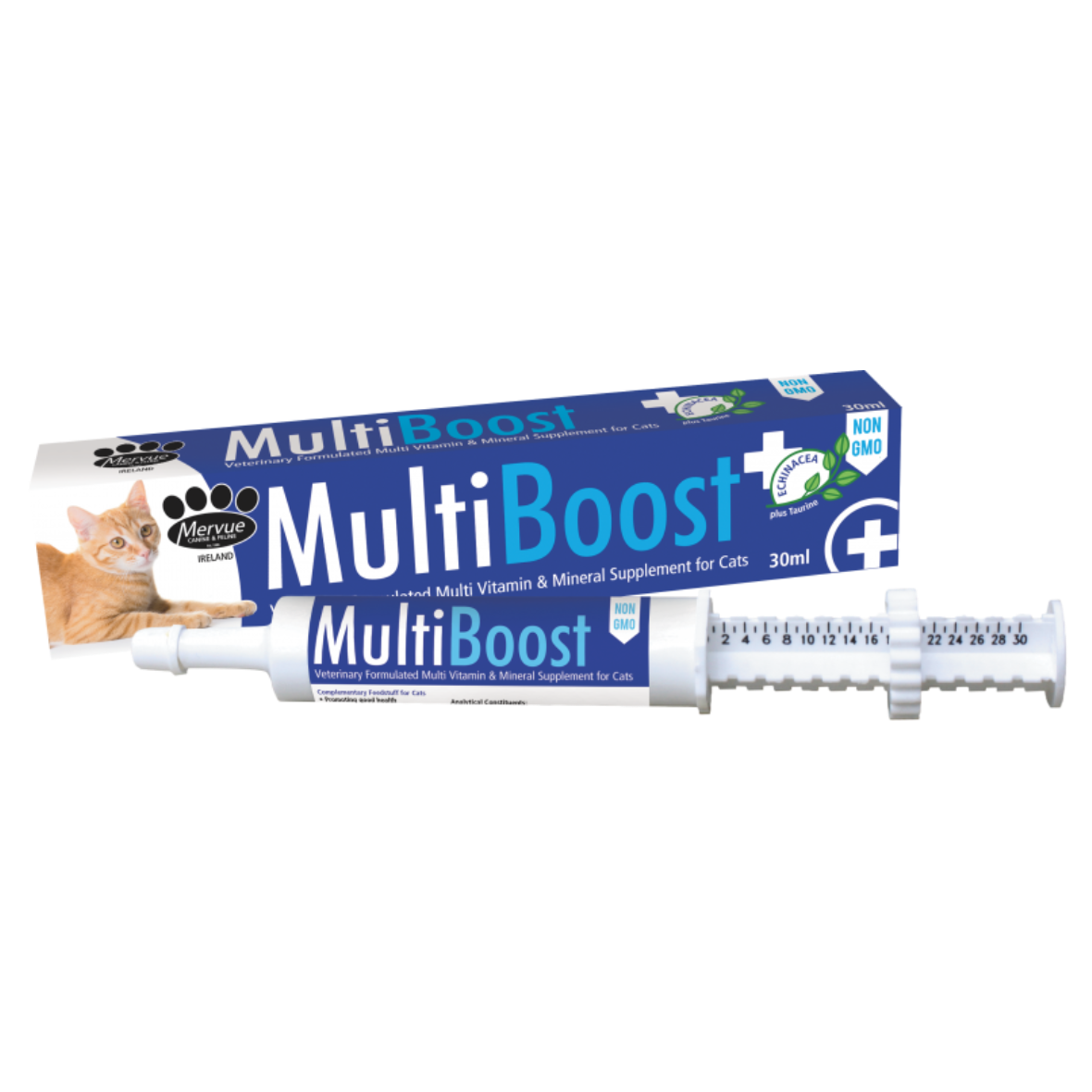 Mervue Multi Boost Multi-Vitamin & Mineral Supplement For Cats & Kittens Paste 30ml