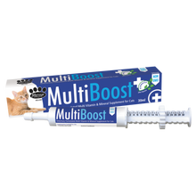 Load image into Gallery viewer, Mervue Multi Boost Multi-Vitamin &amp; Mineral Supplement For Cats &amp; Kittens Paste 30ml
