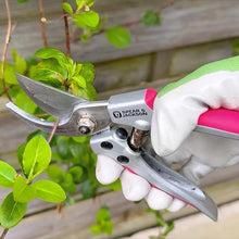 Load image into Gallery viewer, Spear &amp; Jackson Bypass Secateurs + Mini Snips Set in Pink
