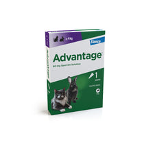 Load image into Gallery viewer, Advantage Spot On Flea Treatment For Cats, Dogs &amp; Rabbits 1 Pipette
