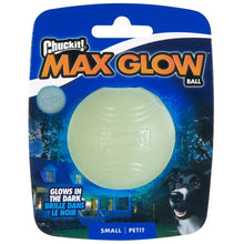 Load image into Gallery viewer, Chuckit! Max Glow Ball – Durable Glow-in-the-Dark Rubber Fetch Ball for Dogs, No Batteries Needed, Compatible with Chuckit! Launchers, Ideal for Night-Time and Early Morning Play
