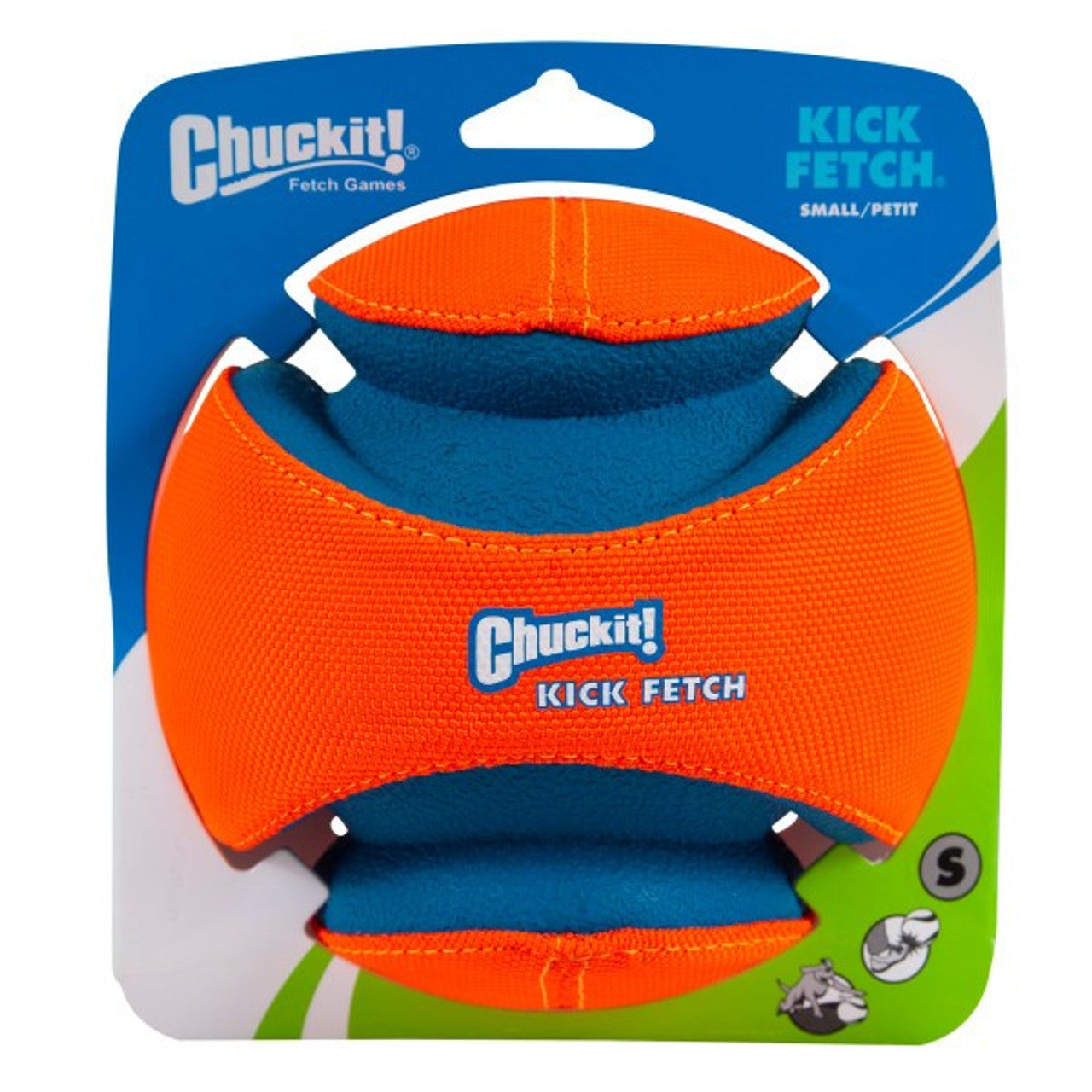 Chuckit! Kick Fetch Increased Visibility Dog Toy Throw/Kick Toy Small/Large