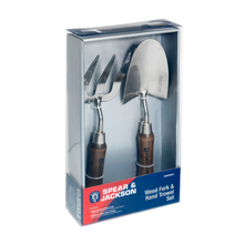 Load image into Gallery viewer, Spear &amp; Jackson Stainless Trowel and Weed Fork Set
