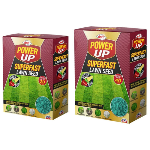 Doff Power Up Superfast Lawn Seed with NITRO-COAT