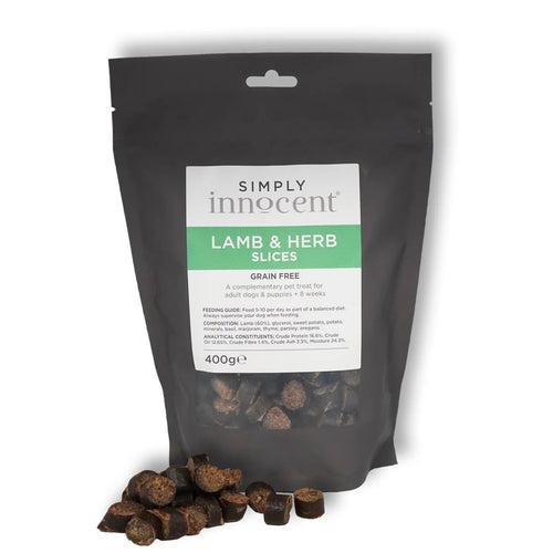 Simply Innocent - Lamb & Herb Slices, Adult Dog - 400G