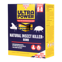 Load image into Gallery viewer, Zero In Natural Insect Killer Bomb 150ml One-Shot Aerosol Twinpack
