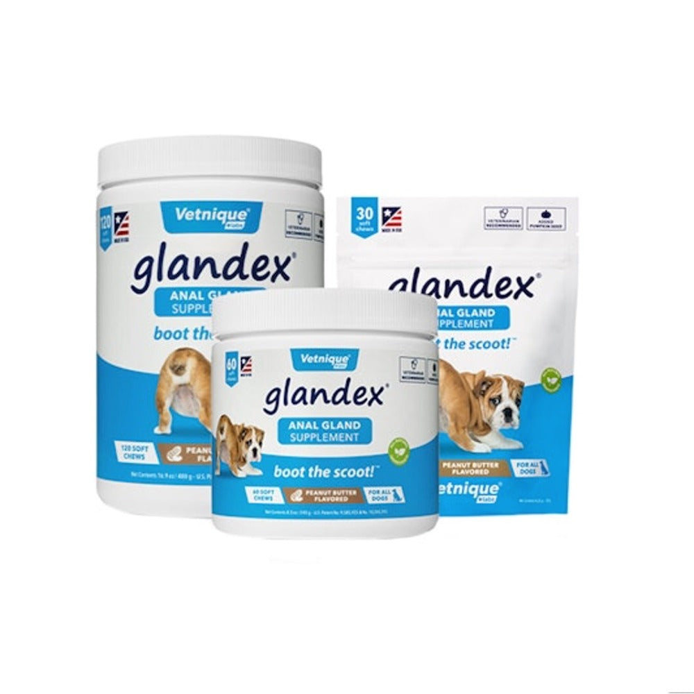 Glandex Soft Peanut Butter Chews For Anal Gland Problems In Cats Dogs