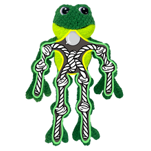Load image into Gallery viewer, KONG Holiday Knots Bow Tie Frog Large/XL
