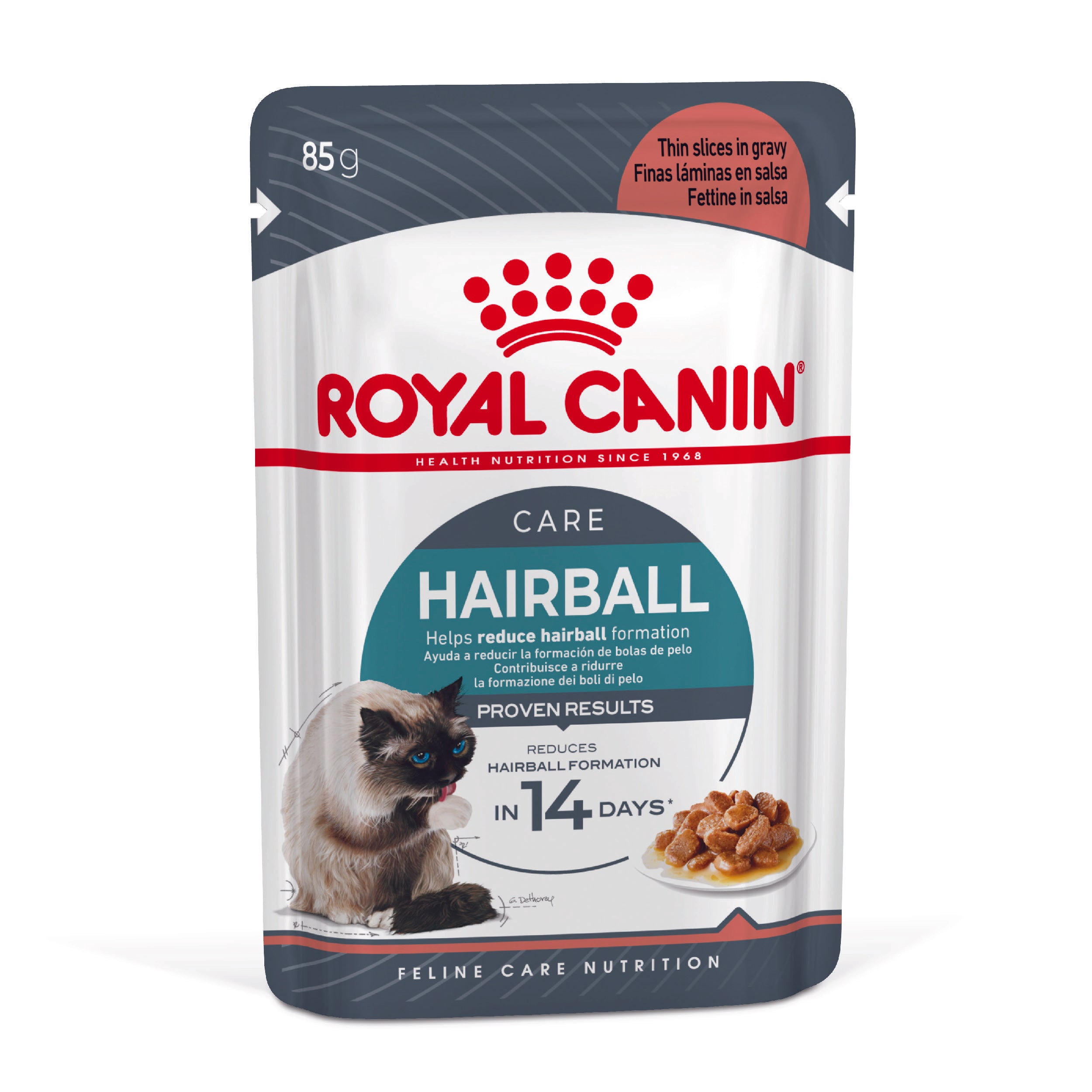 Royal Canin Hairball Care Wet Food In Gravy Or Jelly 12 x 85g