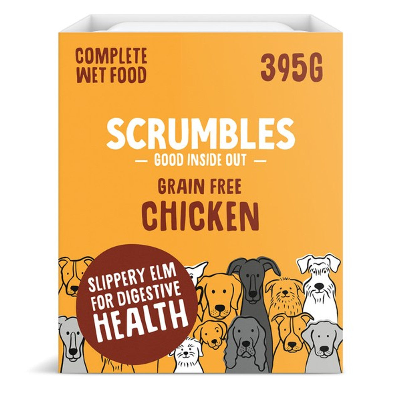 Scrumbles Wet Dog Food Chicken/Duck/Turkey/Salmon/White Fish 395g