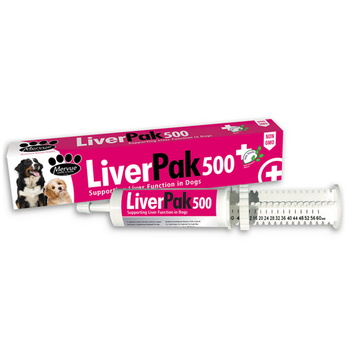 Mervue Liver Pak 500 - 60ml Paste - Supporting Liver Function In Dogs
