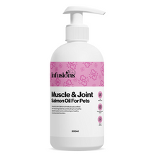 Load image into Gallery viewer, Infusions Muscle &amp; Joint Oil Salmon/Hemp For Cats &amp; Dogs 300ml

