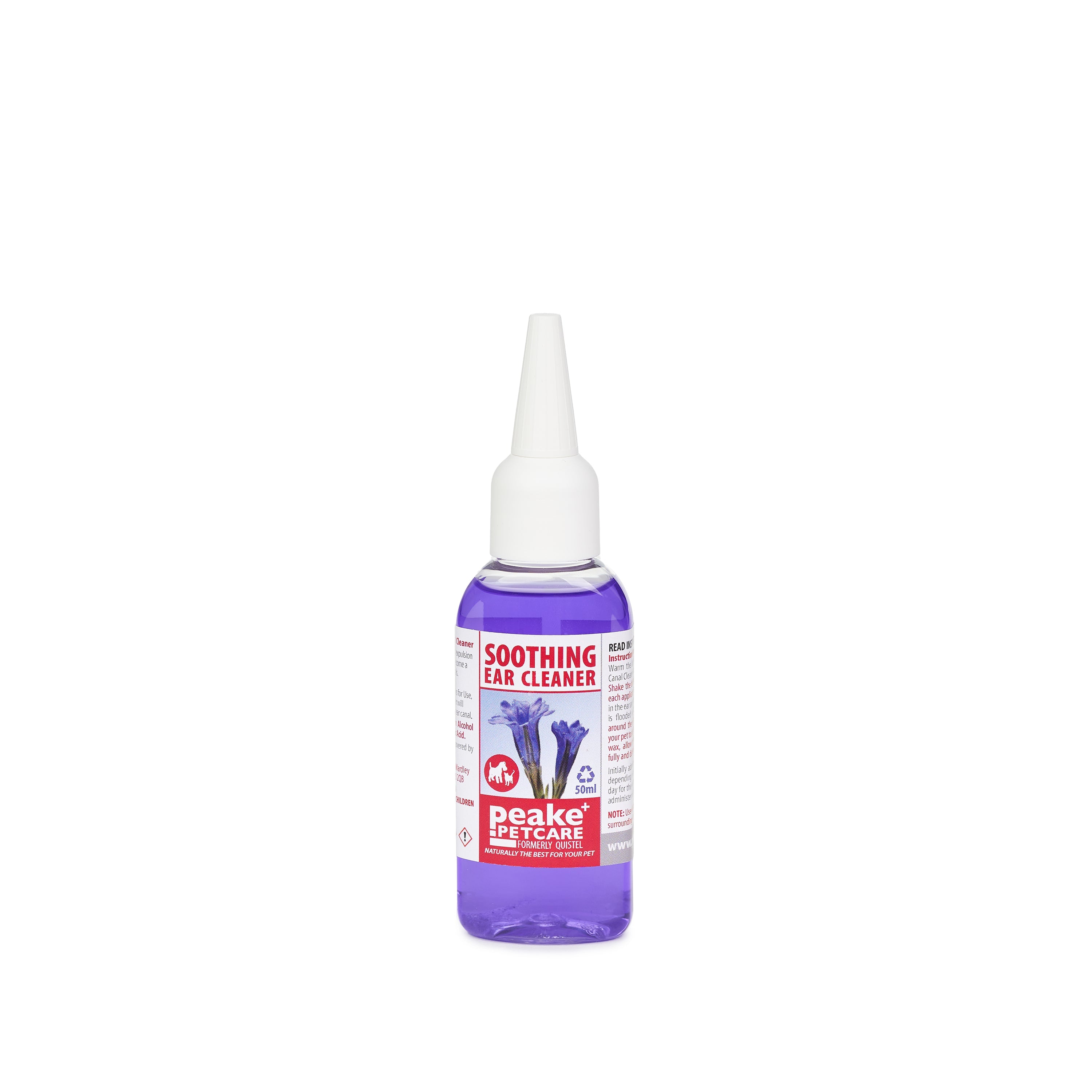 Peake Purple Pet Care Soothing Ear Cleaner - 50ml, 150ml, 500ml