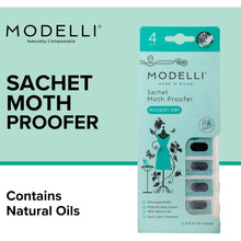 Load image into Gallery viewer, Modelli Moth Proofer Sachet Bouquet Vert - 4 Pack
