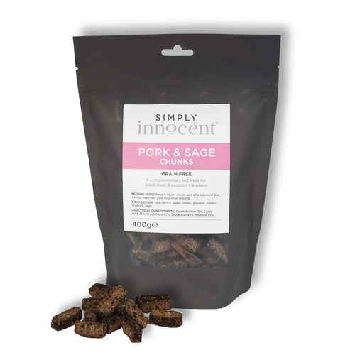 Simply Innocent - Pork & Sage Chunks, Adult Dog - 400G