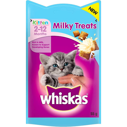 Whiskas Kitten Milky Treats 2-12 Months 55g x8