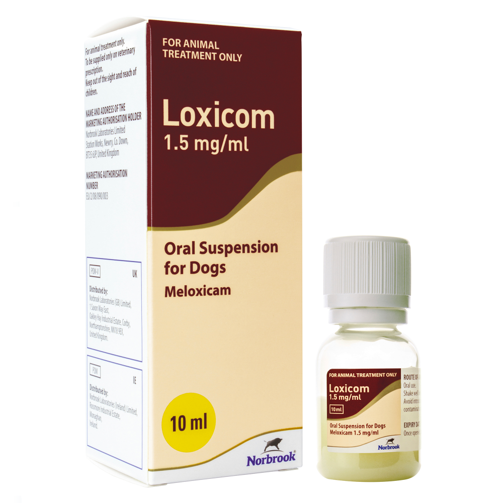 Loxicom 1.5mg/ml Oral Suspension Anti-Inflammatory/Pain Relief in Dogs