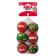 Load image into Gallery viewer, KONG Holiday SqueakAir® Balls 6 Pack Medium
