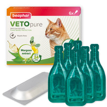 Load image into Gallery viewer, Beaphar Flea Repels Spot-on for Cats 6 Pipettes
