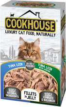 Load image into Gallery viewer, COOKHOUSE 100% Natural &amp; Complete Luxury Wet Cat Food-36 x 70g-Jelly supports healthy digestion 
