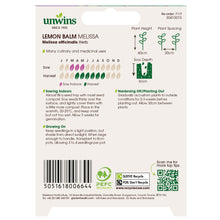 Load image into Gallery viewer, Unwins Herbal Tea Seed Bundle
