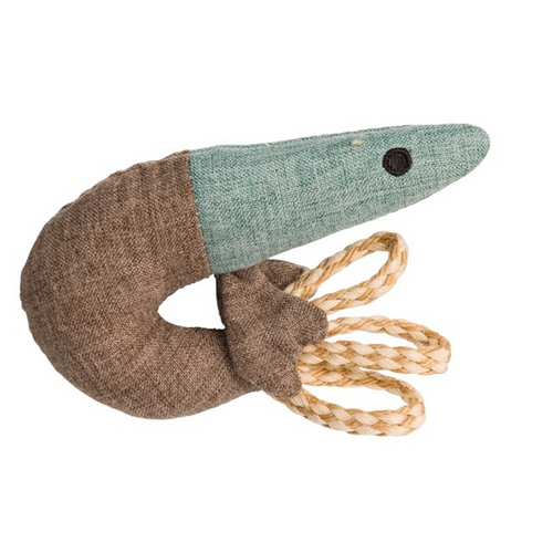 House of Paws Prawn Multi-Textured Cat Toy Infused With Catnip