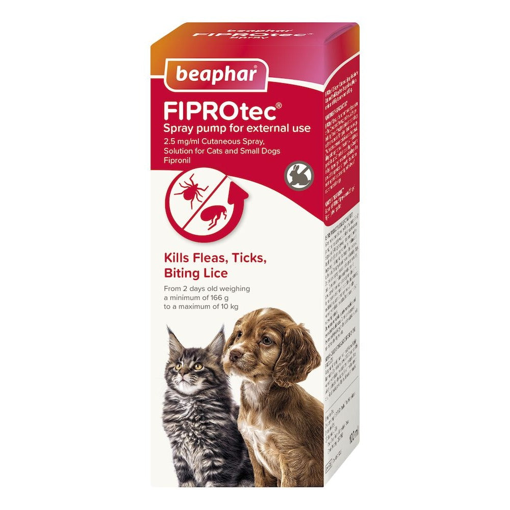 Fiprotec Cutaneous Spray Pump 2.5mg ml Cats & Small Dogs