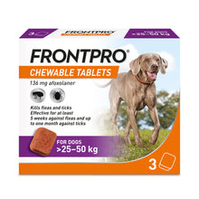 Load image into Gallery viewer, FRONTPRO® Chewable Tablets Flea &amp; Tick Treatment for Dogs
