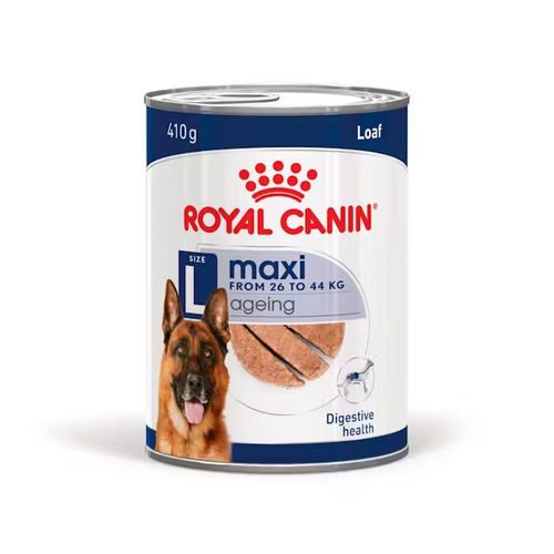 Royal Canin Dog Maxi Ageing Loaf in Can 410g x 12
