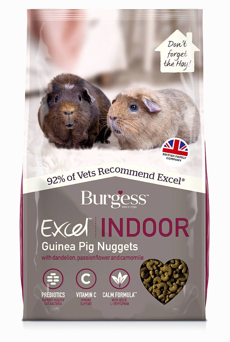 Burgess Excel Indoor Guinea Pig Food Nuggets 1.5kg