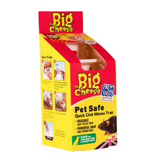 Load image into Gallery viewer, The Big Cheese Pet Safe Quick Click Mouse Trap
