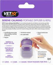 Load image into Gallery viewer, VETIQ Serene Calming Portable Diffuser &amp; Refill 6ML
