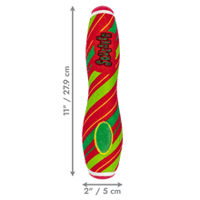 Load image into Gallery viewer, KONG Holiday AirDog Squeaker Stick Stripe Large
