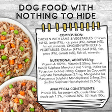 Load image into Gallery viewer, COOKHOUSE 100% Natural &amp; Complete Luxury Wet Dog Food - 36 x 100g Pouches -Pate
