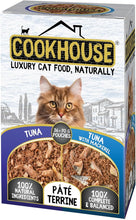 Load image into Gallery viewer, COOKHOUSE 100% Natural &amp; Complete Luxury Wet Cat Food-36 x 70g-PATE
