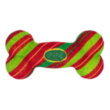 Load image into Gallery viewer, KONG Holiday AirDog Squeaker Bone Stripe Small
