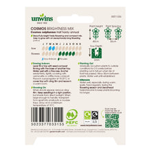 Load image into Gallery viewer, Unwins Cosmos Sunset Seed Bundle
