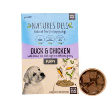 Load image into Gallery viewer, Natures Deli Puppy Chicken &amp; Duck Complete Food 400g
