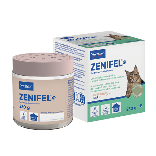 Virbac Zenifel Calming Gel Diffuser for Cats (Lasts 2 months)