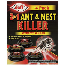 Load image into Gallery viewer, Doff 2 in 1 Ant &amp; Nest Killer - Pre-Baited Traps
