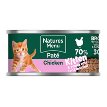 Load image into Gallery viewer, Natures Menu Chicken Can for Kittens (18x85g)
