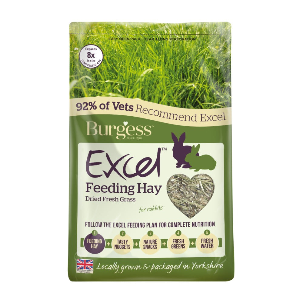 Burgess Excel Forage Feeding Hay Dried Grass 1kg