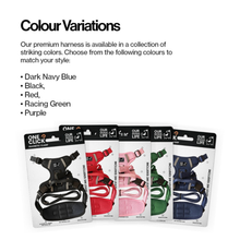 Load image into Gallery viewer, Our Dogs Life Magnetic Lock Lead &amp; Harness Set: Black
