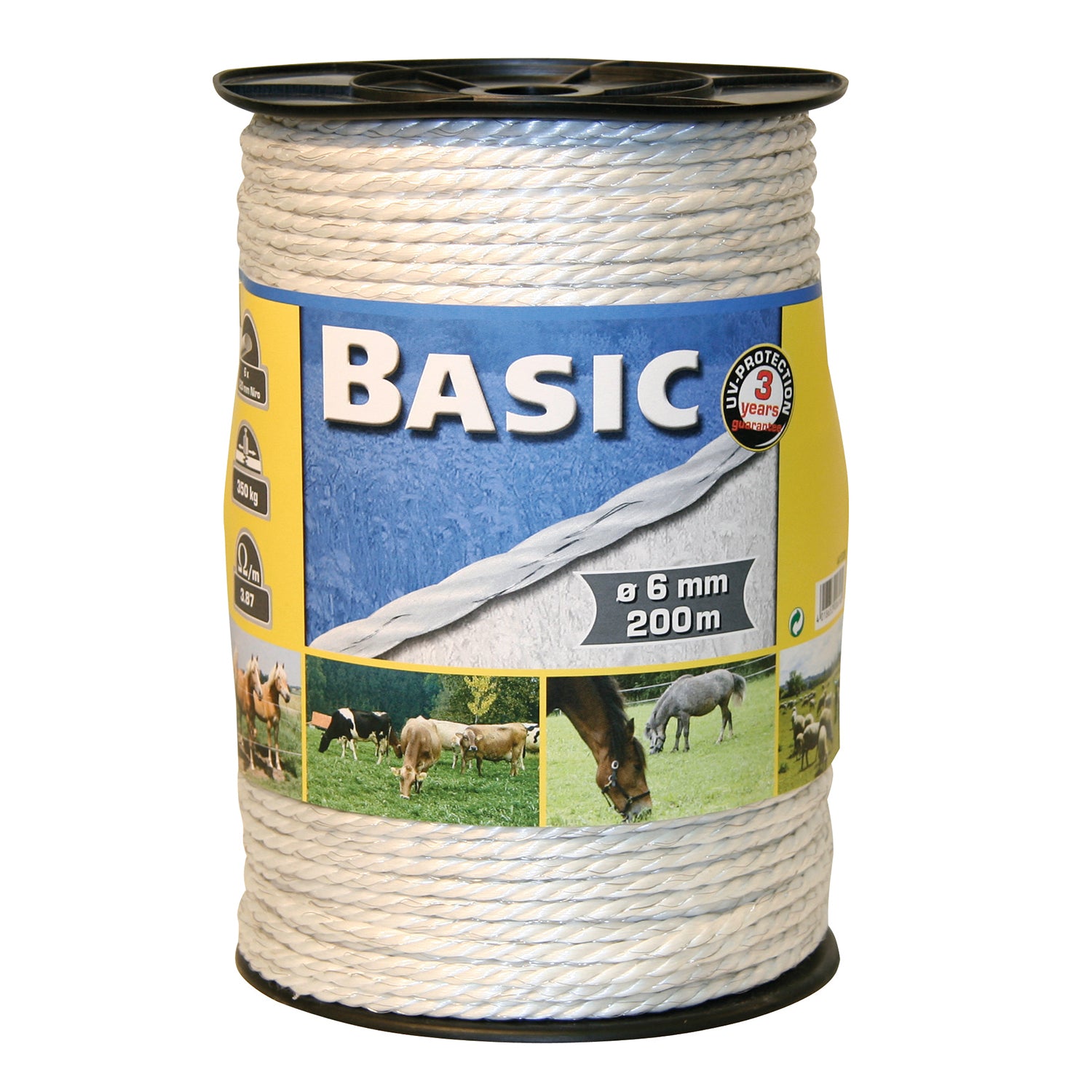 Corral Basic Fencing Rope With Steel Wire 200m